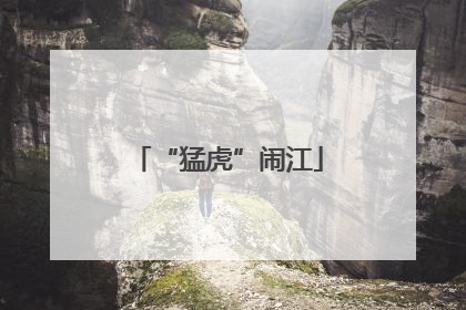 “猛虎”闹江