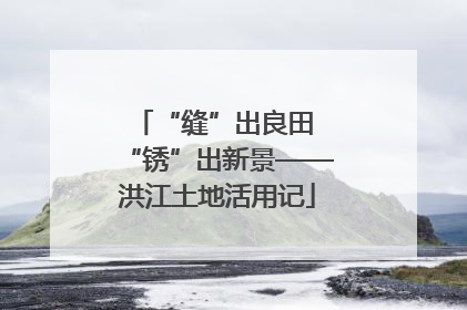 “缝”出良田 “锈”出新景——洪江土地活用记