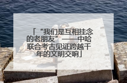 “我们是互相挂念的老朋友”——中哈联合考古见证跨越千年的文明交响