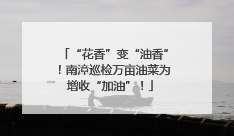 “花香”变“油香”！南漳巡检万亩油菜为增收“加油”！
