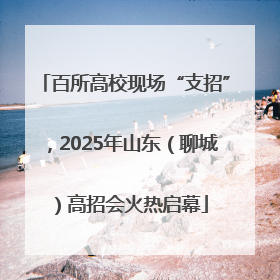 百所高校现场“支招”，2025年山东（聊城）高招会火热启幕