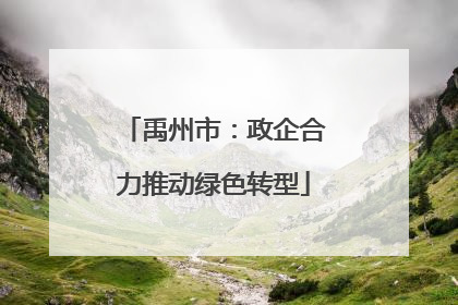 禹州市：政企合力推动绿色转型