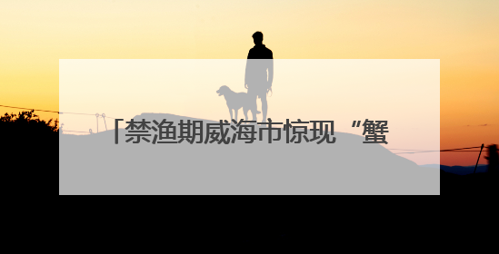 禁渔期威海市惊现“蟹霸王”！七人强卖3000元劣质蟹被铐！