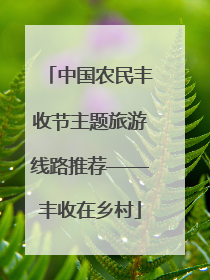 中国农民丰收节主题旅游线路推荐——丰收在乡村