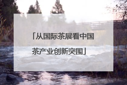 从国际茶展看中国茶产业创新突围