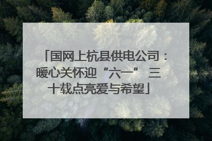 国网上杭县供电公司：暖心关怀迎“六一” 三十载点亮爱与希望