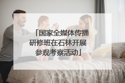 国家全媒体传播研修班在石林开展参观考察活动