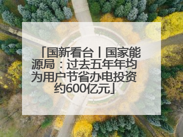 国新看台丨国家能源局：过去五年年均为用户节省办电投资约600亿元
