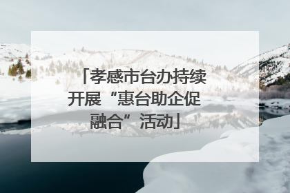 孝感市台办持续开展“惠台助企促融合”活动