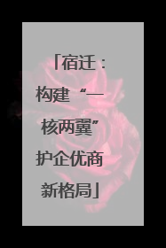 宿迁：构建“一核两翼”护企优商新格局