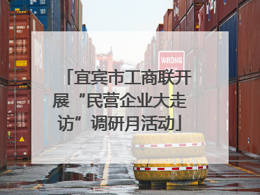 宜宾市工商联开展“民营企业大走访”调研月活动