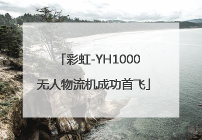 彩虹-YH1000无人物流机成功首飞
