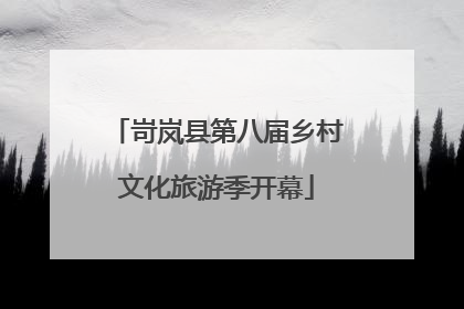 岢岚县第八届乡村文化旅游季开幕
