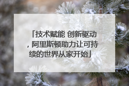 技术赋能 创新驱动，阿里斯顿助力让可持续的世界从家开始