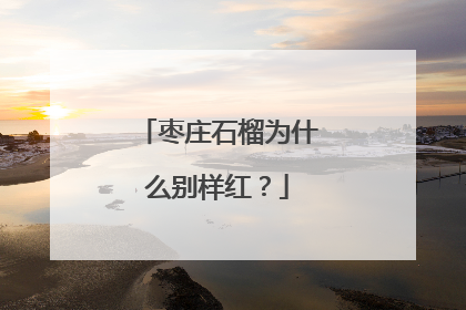 枣庄石榴为什么别样红？