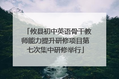 攸县初中英语骨干教师能力提升研修项目第七次集中研修举行