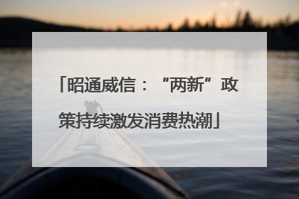 昭通威信：“两新”政策持续激发消费热潮