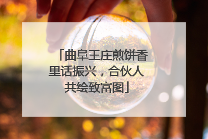 曲阜王庄煎饼香里话振兴，合伙人共绘致富图