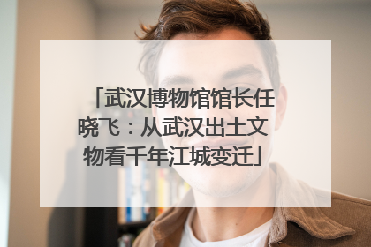 武汉博物馆馆长任晓飞：从武汉出土文物看千年江城变迁