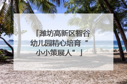 潍坊高新区智谷幼儿园精心培育“小小策展人”