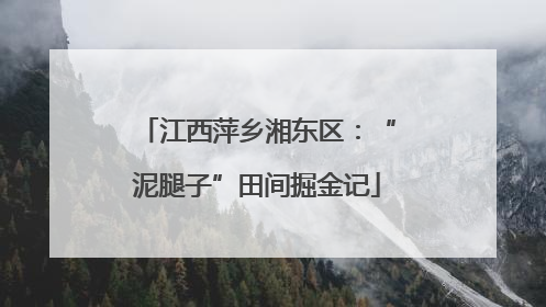江西萍乡湘东区：“泥腿子”田间掘金记