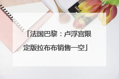 法国巴黎：卢浮宫限定版拉布布销售一空
