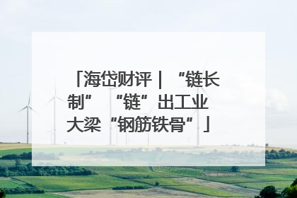 海岱财评｜“链长制” “链”出工业大梁“钢筋铁骨”