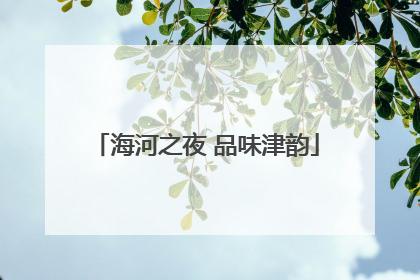 海河之夜 品味津韵
