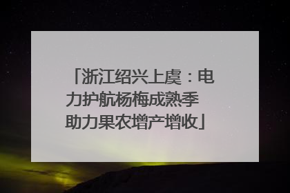浙江绍兴上虞：电力护航杨梅成熟季 助力果农增产增收