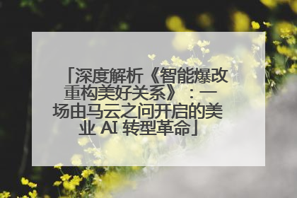 深度解析《智能爆改 重构美好关系》：一场由马云之问开启的美业 AI 转型革命