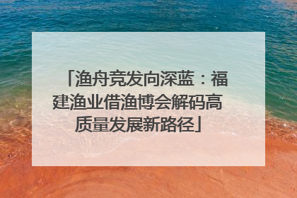 渔舟竞发向深蓝：福建渔业借渔博会解码高质量发展新路径