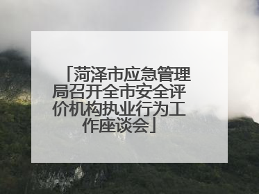 菏泽市应急管理局召开全市安全评价机构执业行为工作座谈会