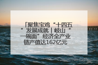 聚焦宝鸡“十四五”发展成就丨岐山“一碗面”经济全产业链产值达162亿元 入选全国典型县
