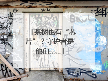 茶树也有“芯片”？守护者是他们……