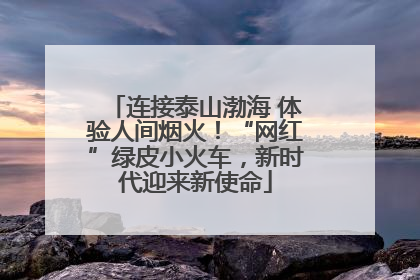 连接泰山渤海 体验人间烟火！“网红”绿皮小火车，新时代迎来新使命