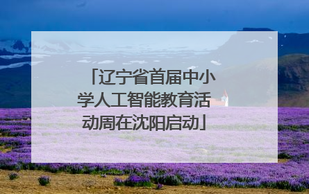 辽宁省首届中小学人工智能教育活动周在沈阳启动