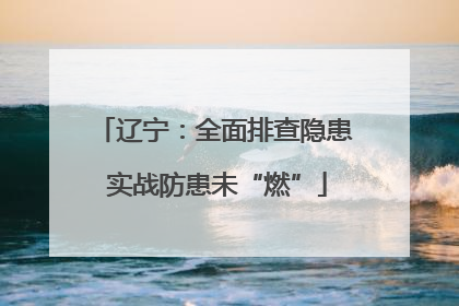 辽宁：全面排查隐患 实战防患未“燃”