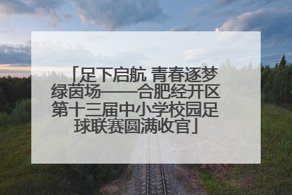 足下启航 青春逐梦绿茵场——合肥经开区第十三届中小学校园足球联赛圆满收官