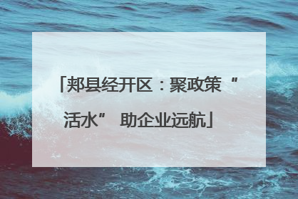 郏县经开区：聚政策“活水” 助企业远航