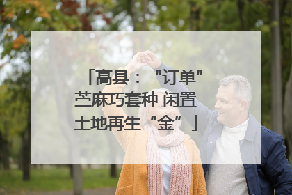 高县：“订单”苎麻巧套种 闲置土地再生“金”
