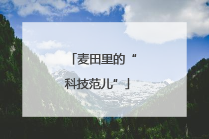 麦田里的“科技范儿”