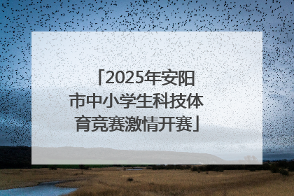 2025年安阳市中小学生科技体育竞赛激情开赛