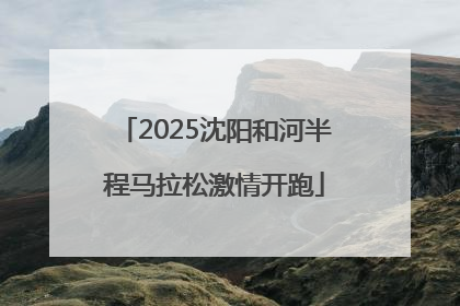2025沈阳和河半程马拉松激情开跑