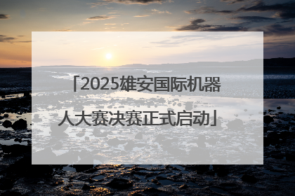 2025雄安国际机器人大赛决赛正式启动